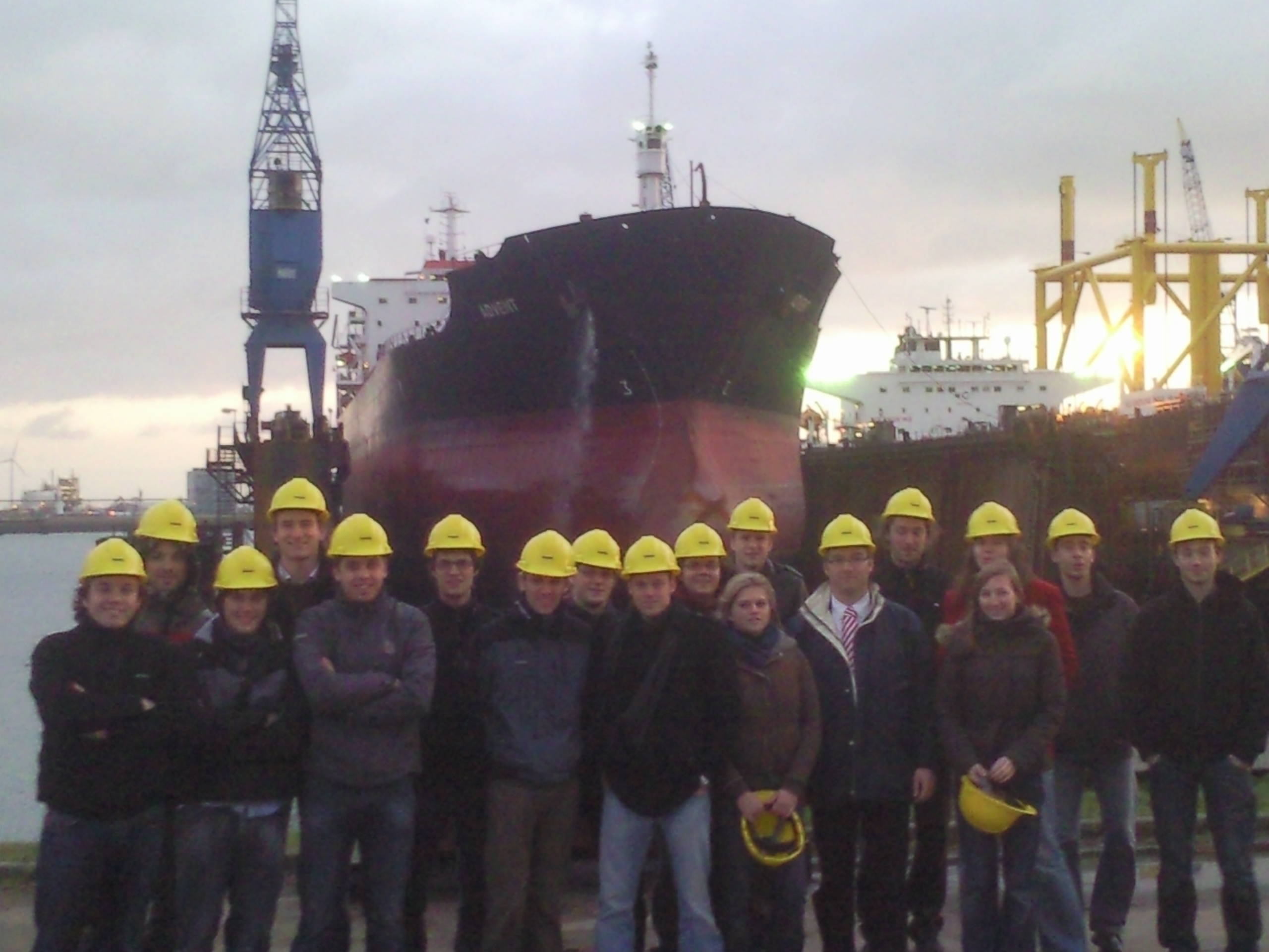 Bezoek aan Schelde Damen Shipbuilding